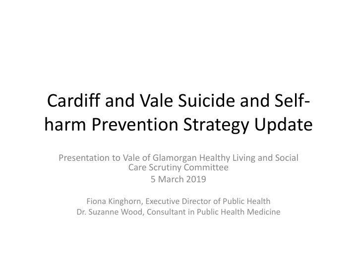 harm prevention strategy update