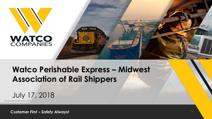 association of rail shippers