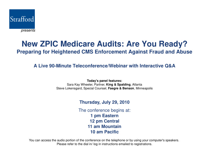 new zpic medicare audits are you ready