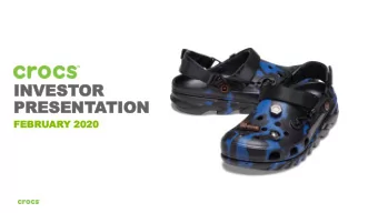 PRE  PRESE  SENT  NTATIO  TION  FE  FEBR  BRUAR  ARY  Y 20  2020  20  FORWARD-LOOKING STATEMENT