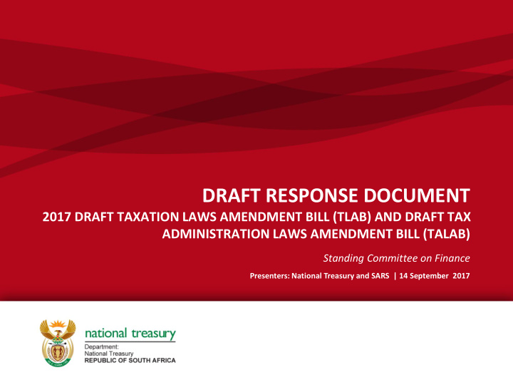 draft response document