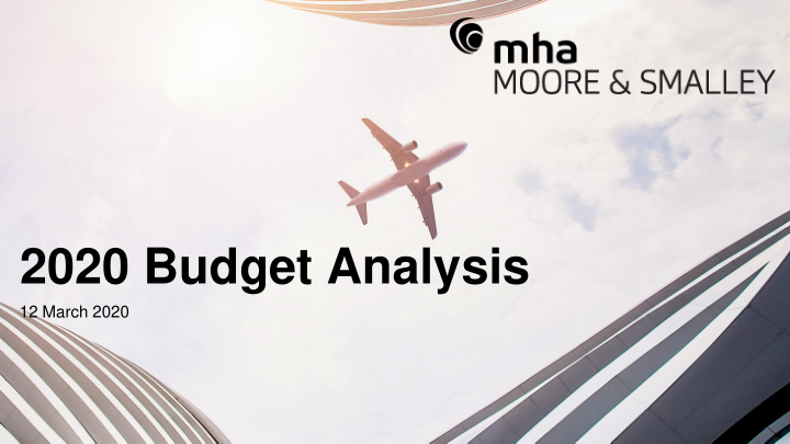 2020 budget analysis