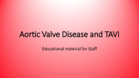 aortic valve disease and tavi