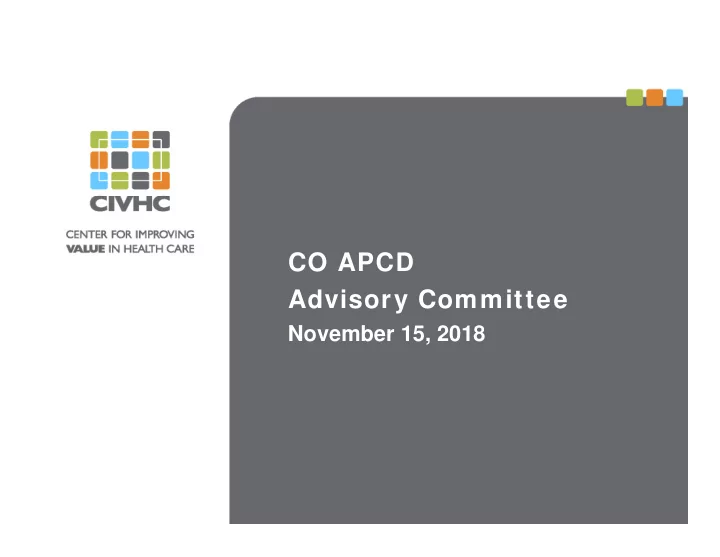 co apcd advisory committee