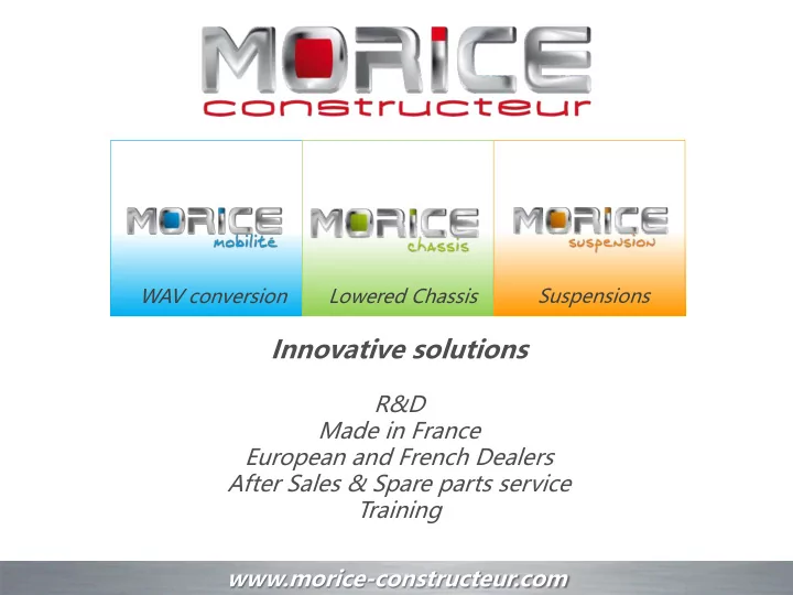 innovative solutions