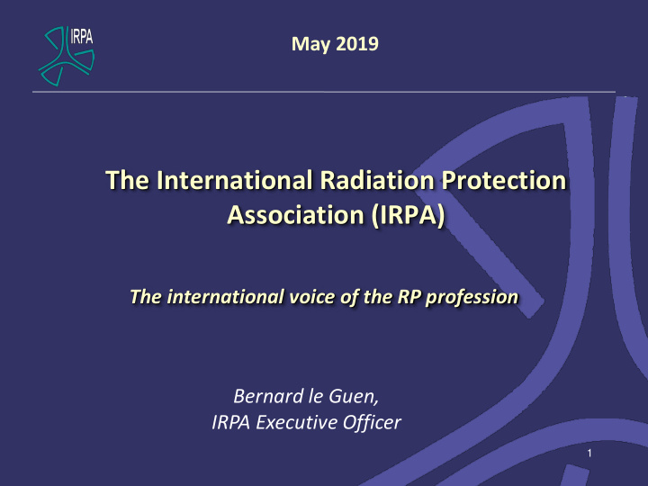 the international radiation protection association irpa