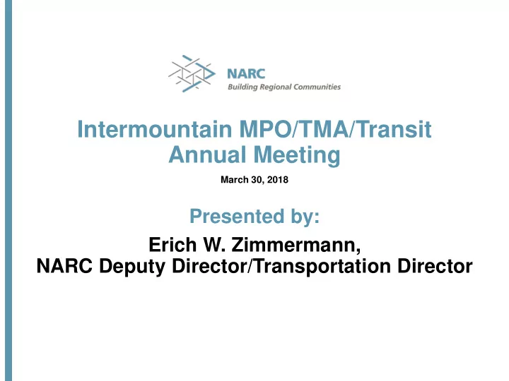 intermountain mpo tma transit annual meeting