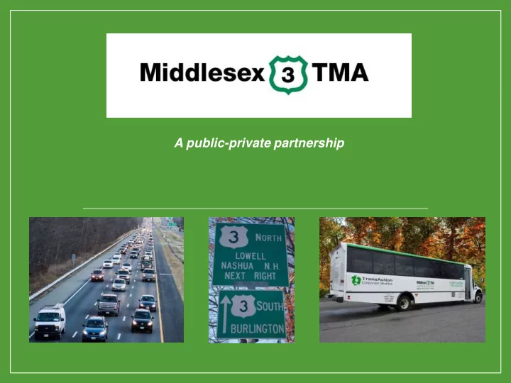 a public private partnership the future of transportation