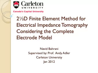 2D Finite Element Method for  Electrical Impedance T  omography  Considering the Complete