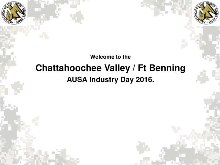 chattahoochee valley ft benning