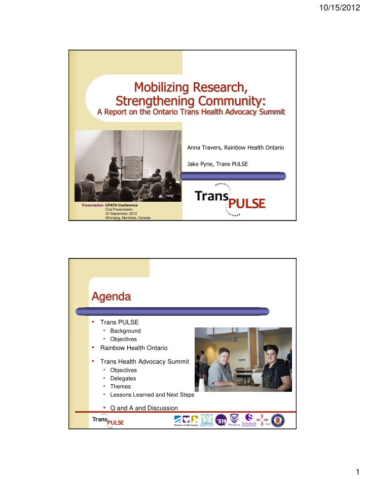 mobilizing research