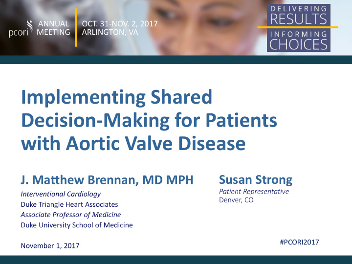 implementing shared decision making for patients with