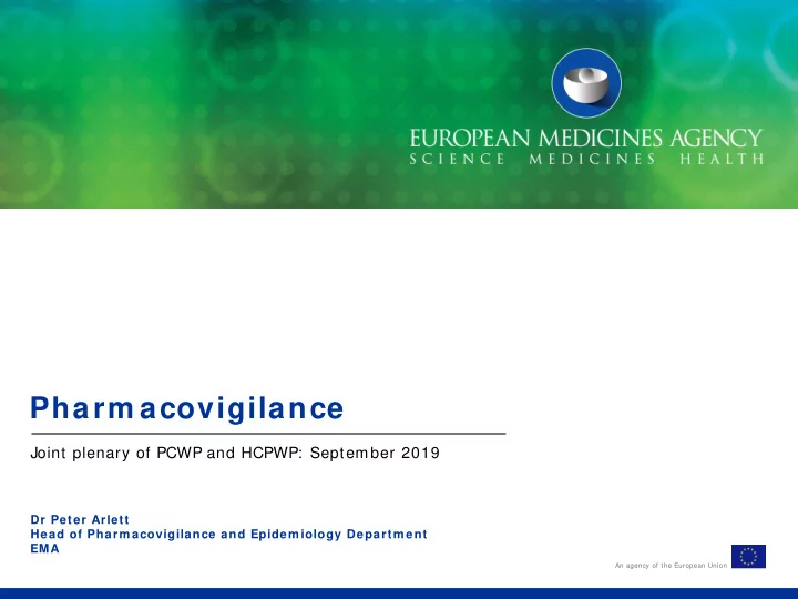 pharm acovigilance
