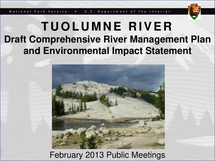 tuolumne river