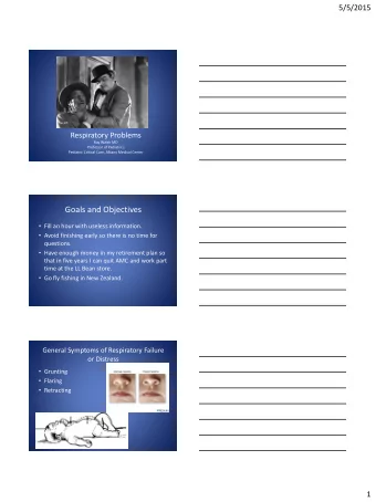 Goals and Objectives  Fill an hour with useless information.  Avoid finishing early so there