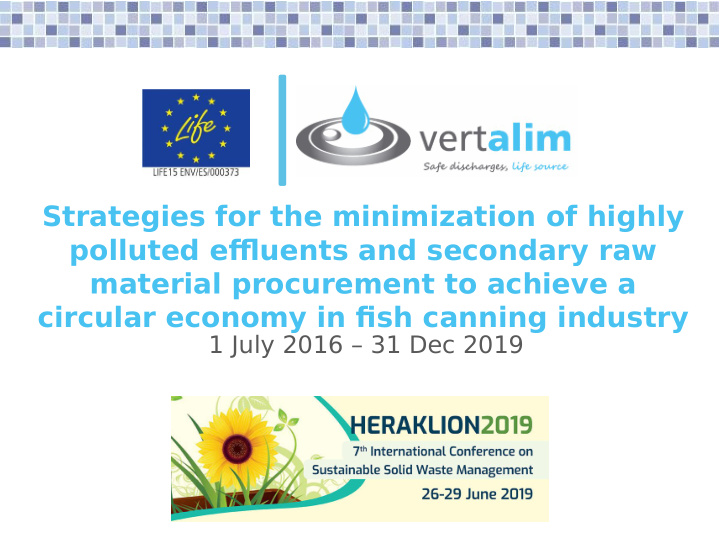 strategies for the minimization of highly polluted