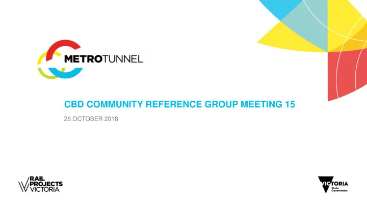 cbd community reference group meeting 15