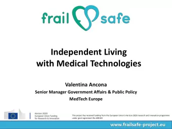 with Medical Technologies  Valentina Ancona  Senior Manager Government Affairs &amp; Public Policy