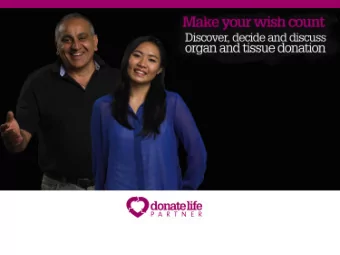 Organ and Tissue Donation  Title of presentation Jenny Duggan Communications Officer  9222 8556
