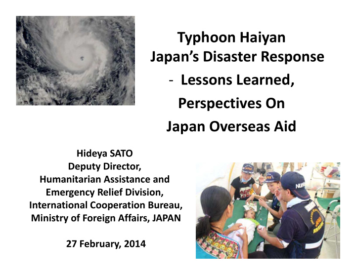 typhoon haiyan japan s disaster response lessons learned