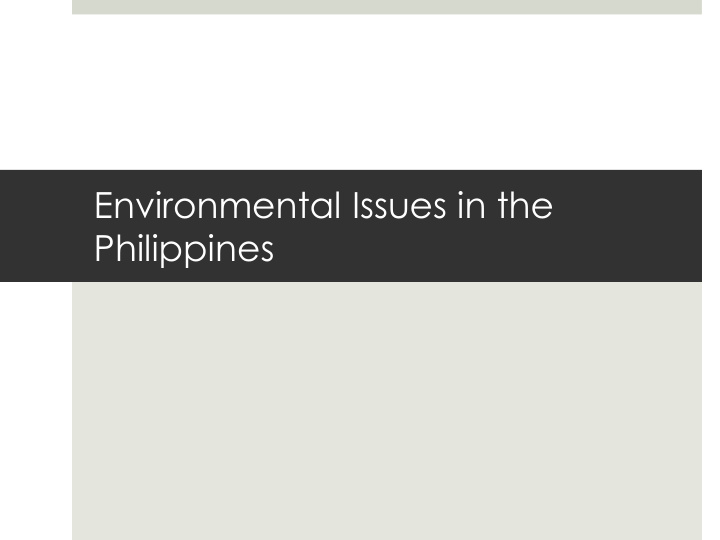 environmental issues in the
