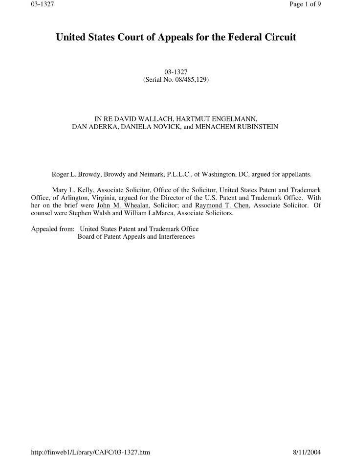 03 1327 page 3 of 9 background in the 1980s appellants