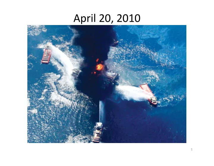 april 20 2010