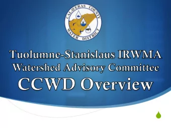 S  Outline S District overview S Challenges and opportunities S Short-term and long-term project