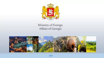 Affairs of Georgia  2020  Economic Growth  Economic Growth  Components of GDP 2018  Industry 24.8%