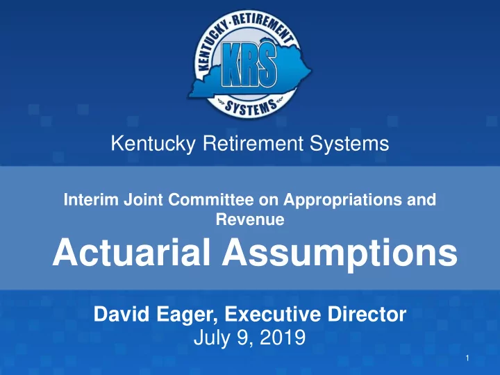 actuarial assumptions