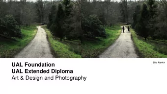 Art &amp; Design and Photography  WHAT TO EXPECT VOCATIONAL Art &amp; Design programme of study