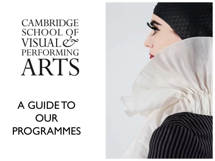a guide to our