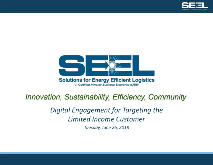 innovation sustainability efficiency community digital