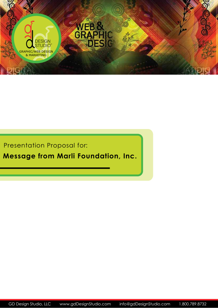 message from marli foundation inc