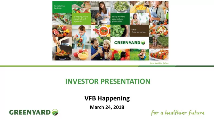 investor presentation