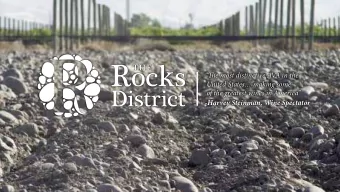 Tie most distinctive AVA in the  United States making some  of the greatest wines in