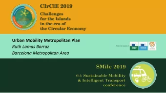 Ruth Lamas Borraz  Barcelona Metropolitan Area  Barcelona Metropolitan Area  36 municipalities 636