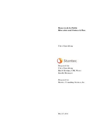 F  RAME  WORK F  W  OR P  PUBL  IC E  DUC  CAT  ION AN  ND OUT  RE  AC  CH PL  AN  T  a ble  o  of