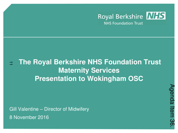 the royal berkshire nhs foundation trust