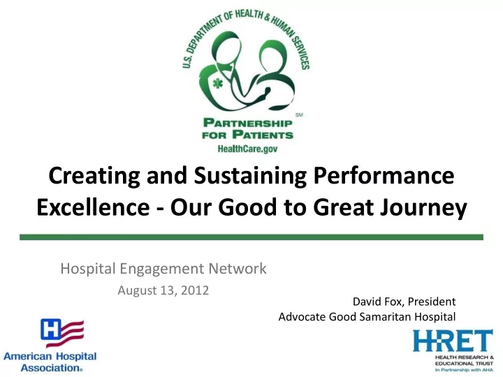 creating and sustaining performance