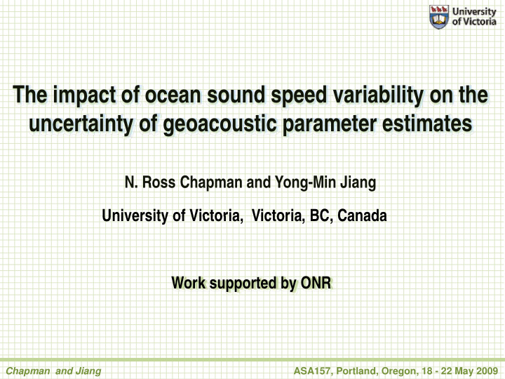 the impact of ocean sound speed variability on the