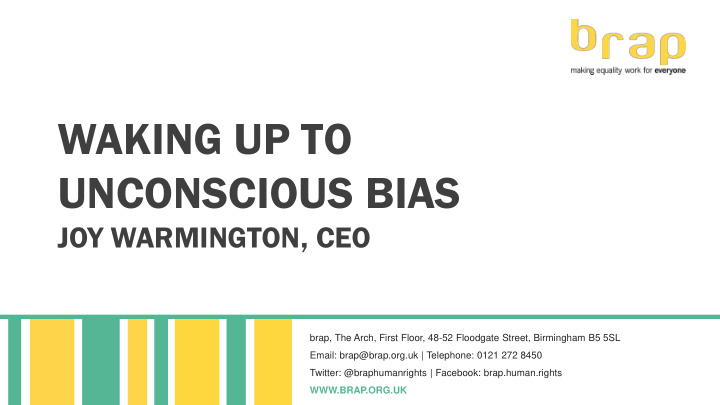 unconscious bias