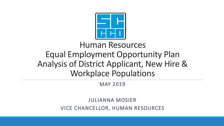 human resources equal employment opportunity plan
