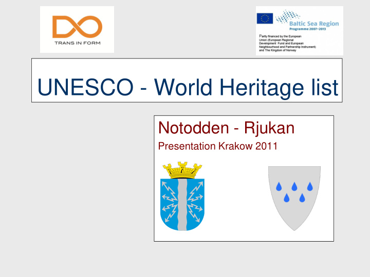 unesco world heritage list