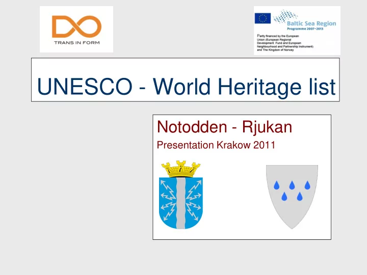 unesco world heritage list