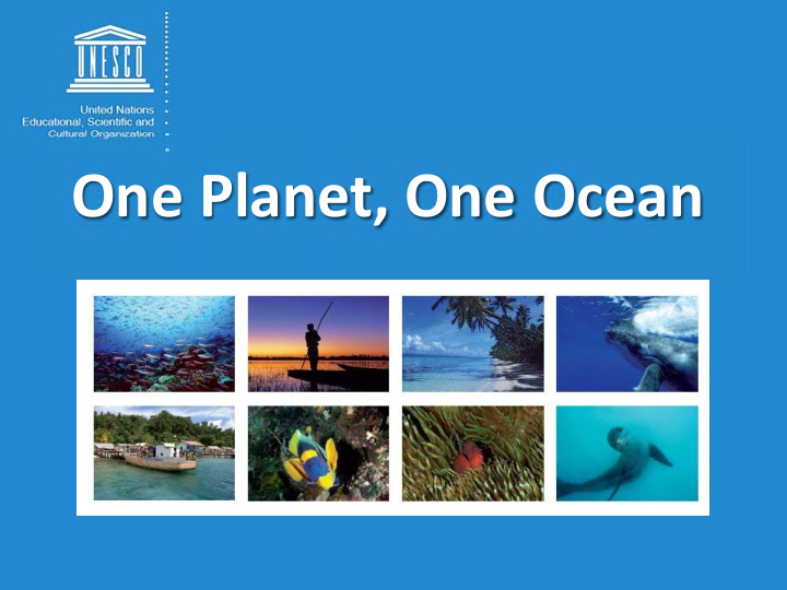 one planet one ocean the ocean in the united nations
