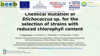 Microalgae  Unicellular photosynthetic  microorganisms  Similar growth mechanisms  as