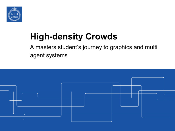 high density crowds