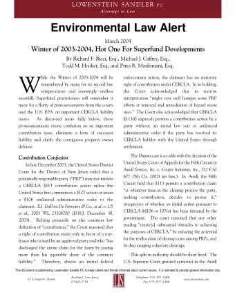 W  hile the Winter of 2003-2004 will be  enforcement action, the claimant has no statutory