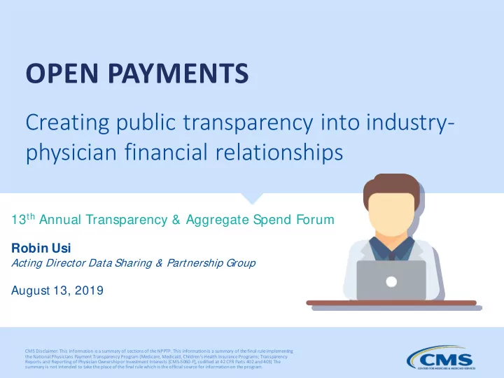 open payments